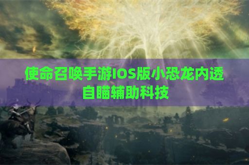 使命召唤手游IOS版小恐龙内透自瞄辅助科技