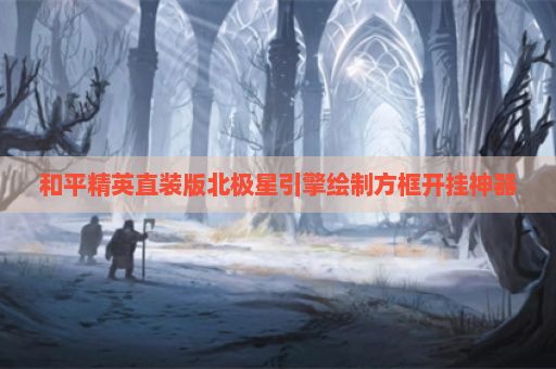 和平精英直装版北极星引擎绘制方框开挂神器