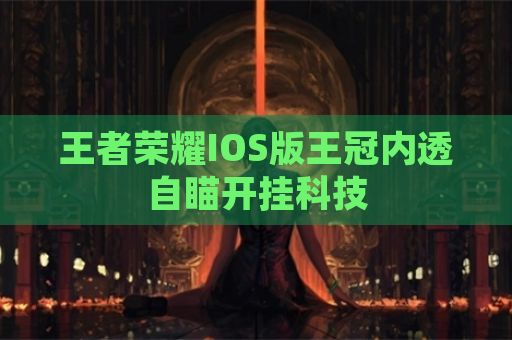 王者荣耀IOS版王冠内透自瞄开挂科技