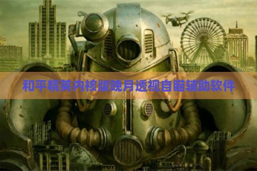 和平精英内核版晚月透视自瞄辅助软件