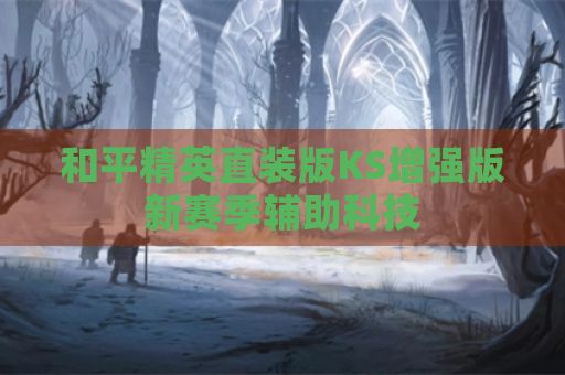 和平精英直装版KS增强版新赛季辅助科技