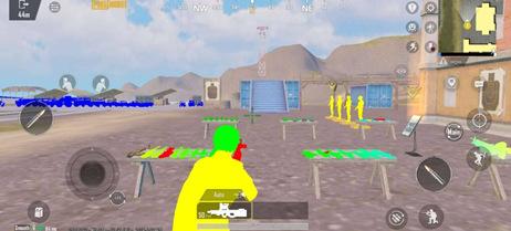 PUBG手游-DN辅助科技-地铁内透上色四服免费版