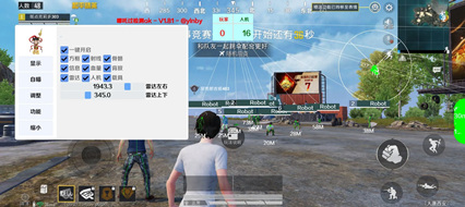 和平精英-摩羯辅助-射线显距背敌透视容器直装版